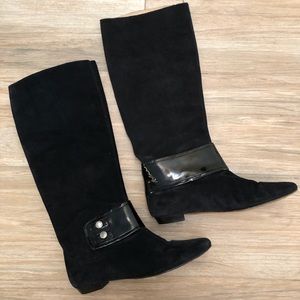 Michael Kors Suede Tall Boots Size 8